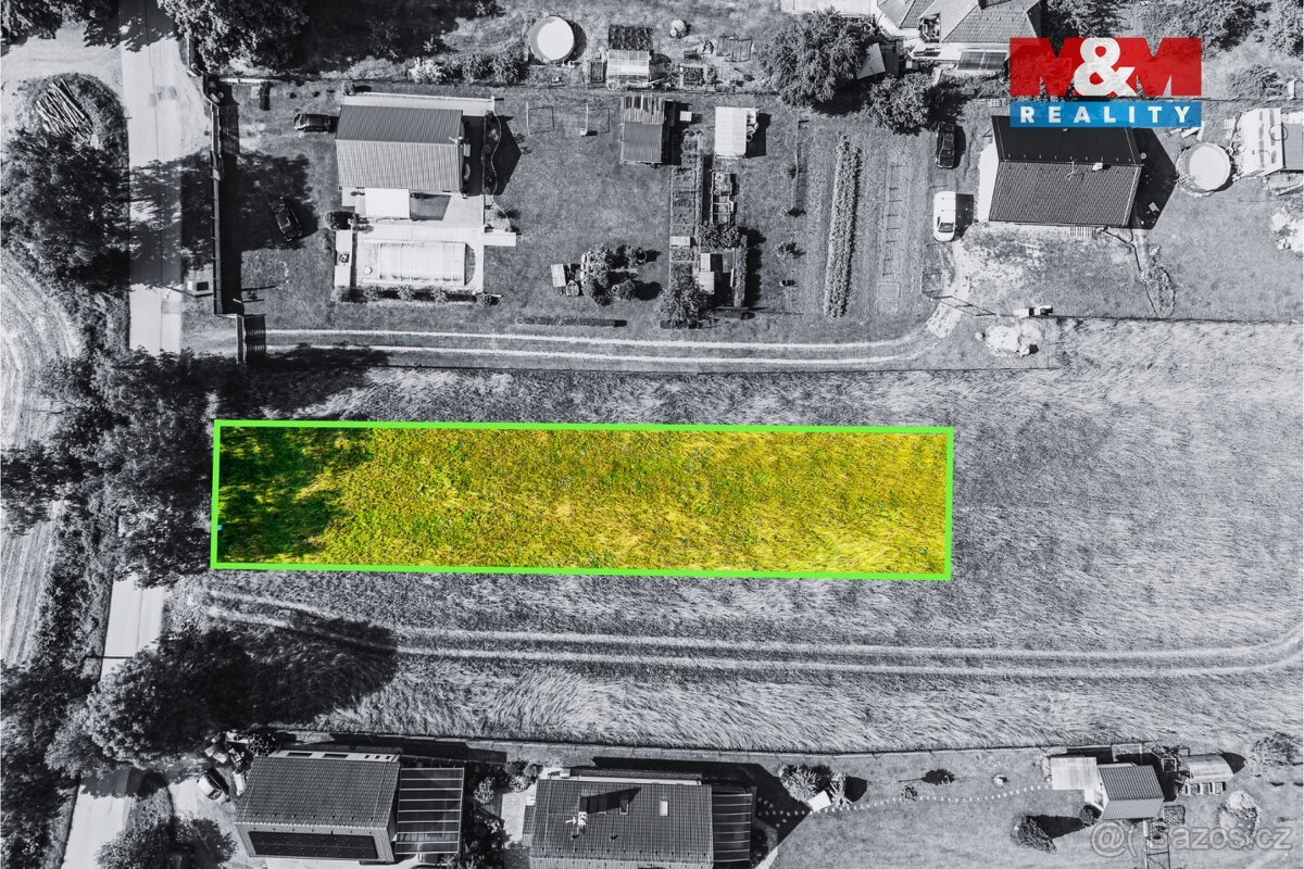 Prodej pozemku k bydlení, 1100 m², Hrusice