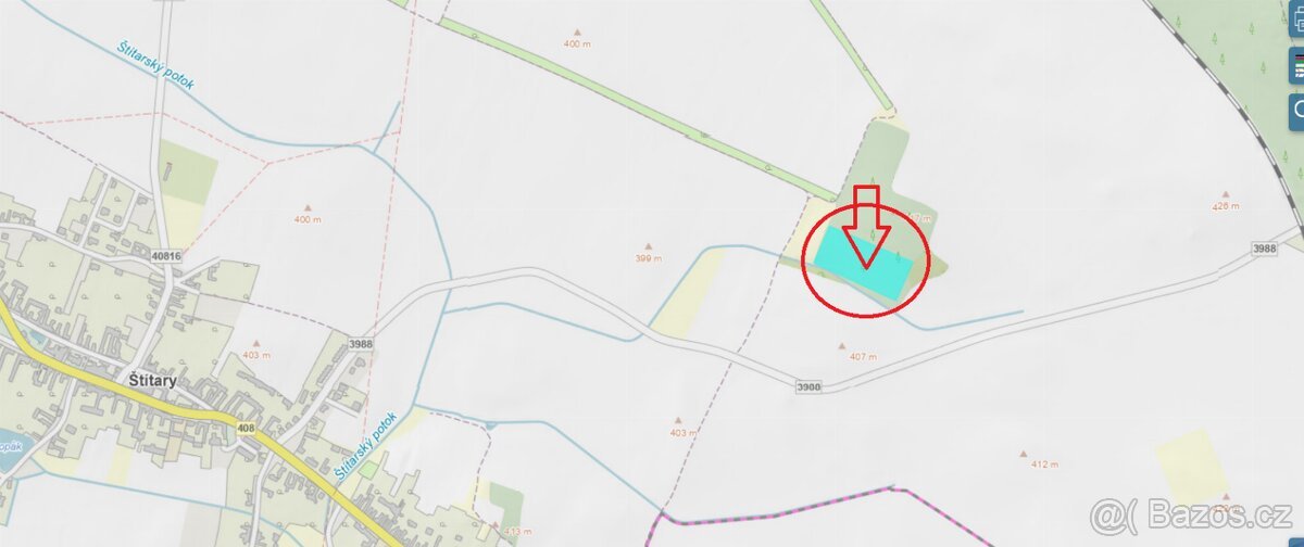 Prodej lesního pozemku k.ú. Štítary na Moravě