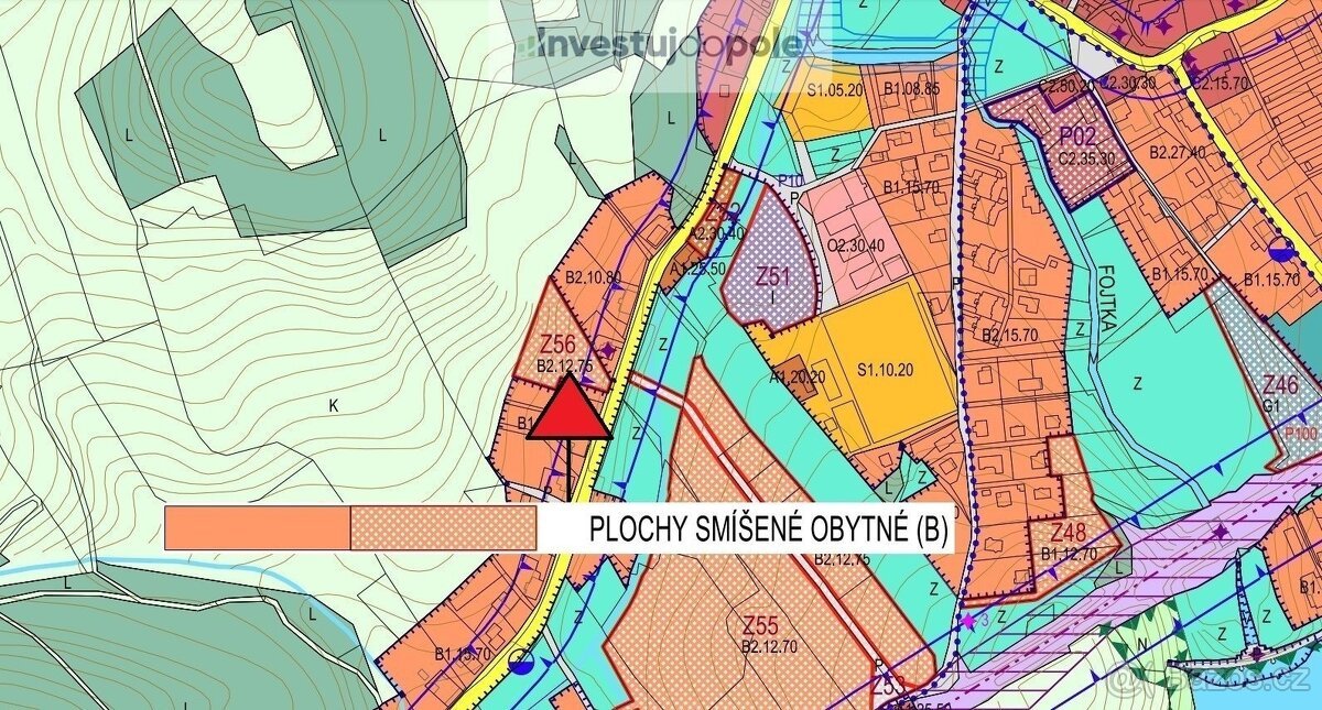 Prodej podílu 1/4 stavebního pozemku 7 252 m², Mníšek