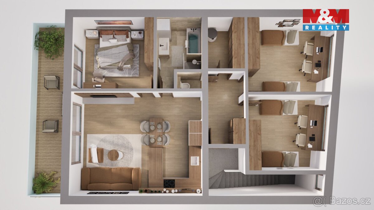 Prodej pozemku k bydlení v Moravském Krumlově, ul. Palackého