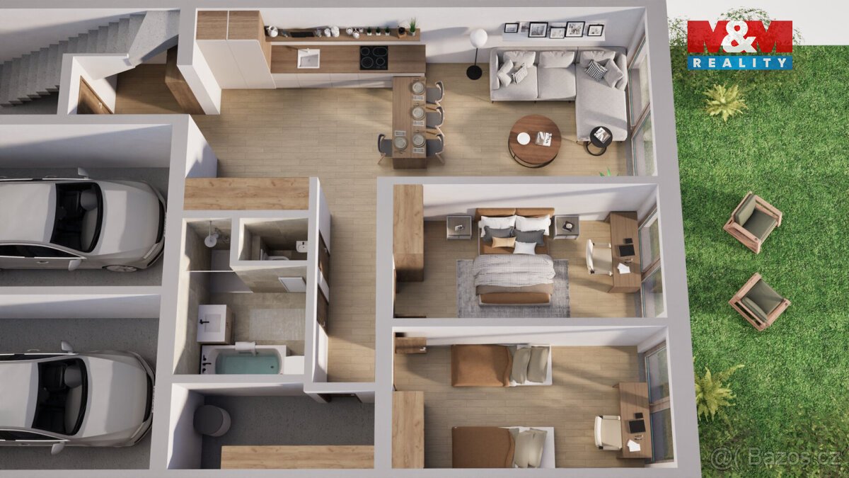 Prodej pozemku k bydlení v Moravském Krumlově, ul. Palackého