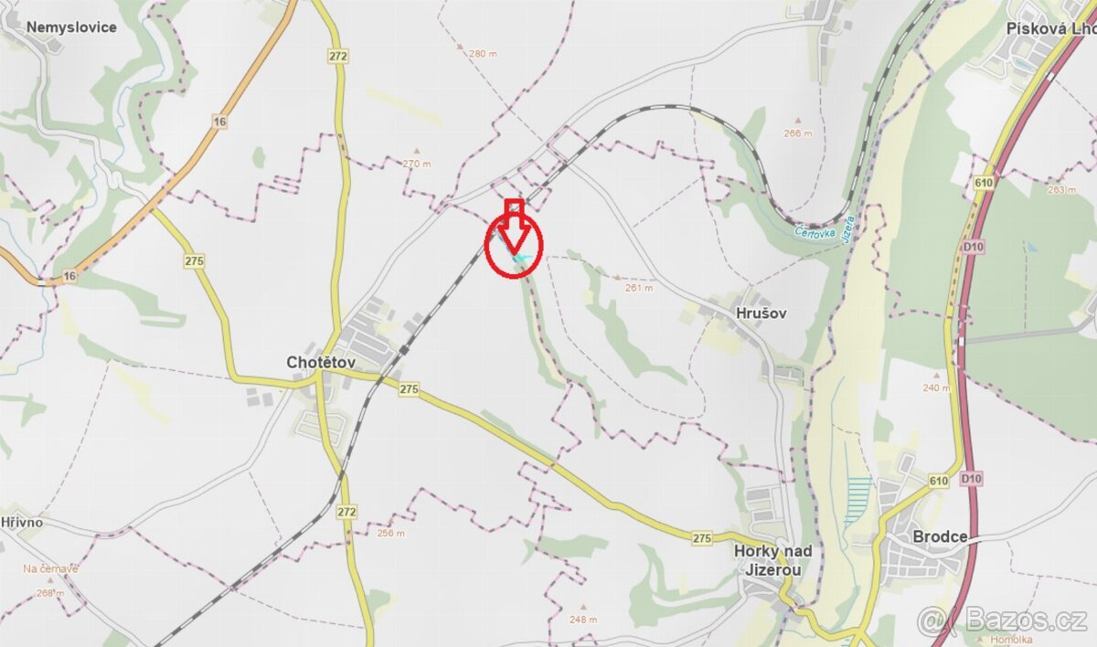 Prodej pozemků k.ú. Hrušov nad Jizerou