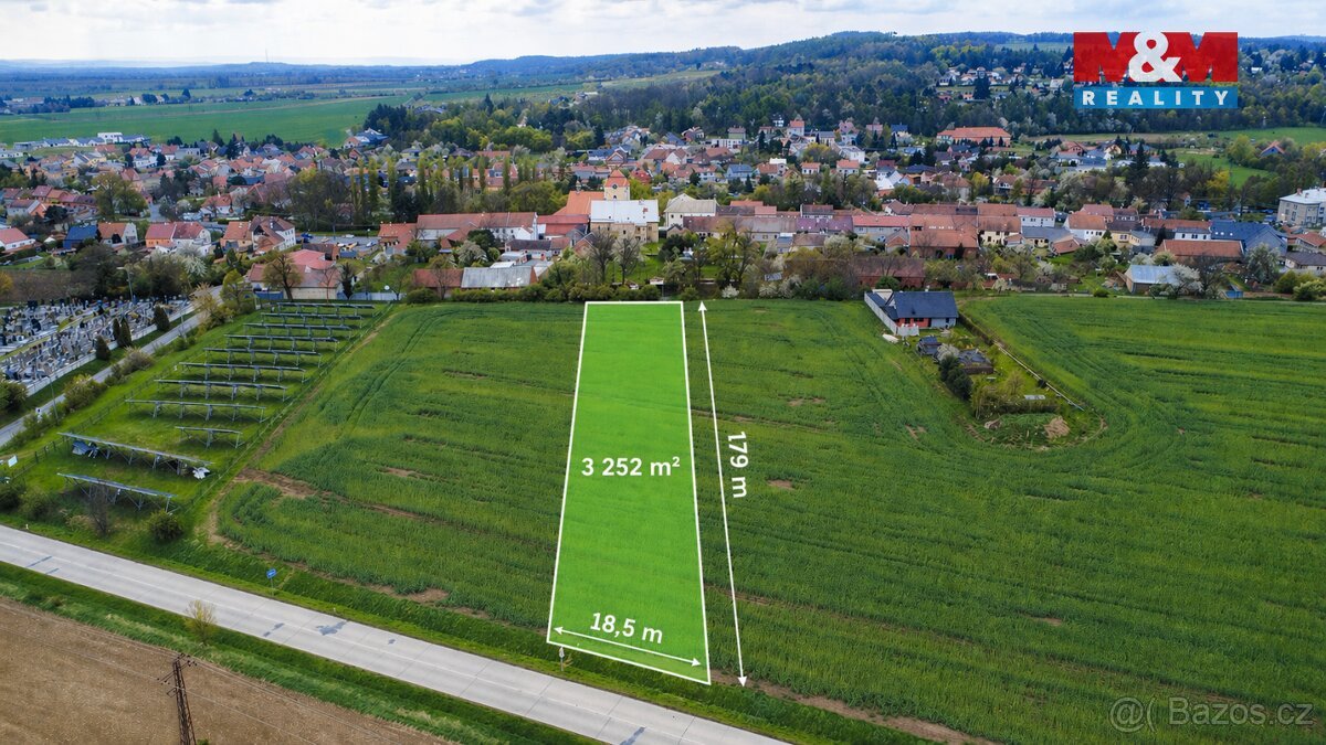 Prodej pozemku k bydlení, 3252 m², Mostkovice