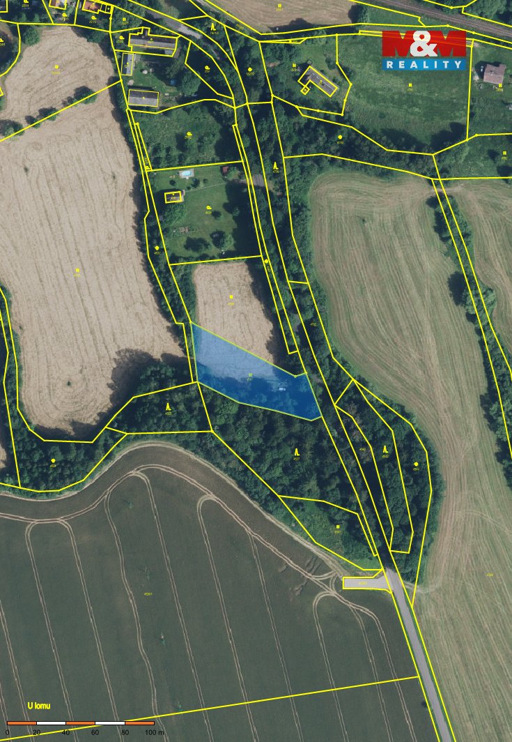 Prodej pozemku k bydlení, 2749 m², Chotěvice