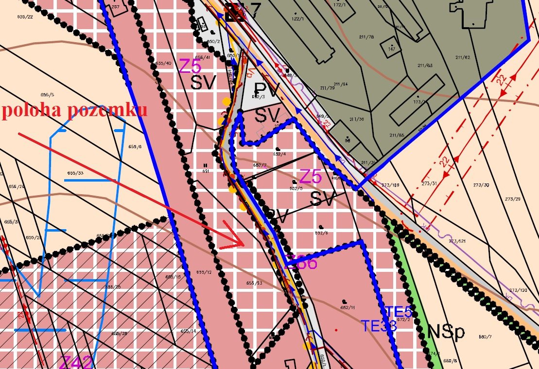 Lukrativní stavební pozemek pro rodinný dům v Bouzově