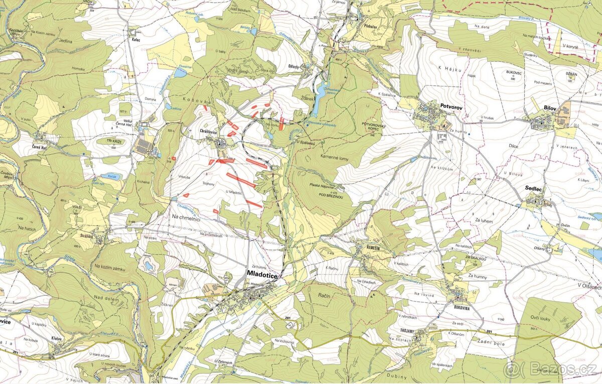 Zemědělská půda, prodej, Chrášťovice, Mladotice, Plzeň sever