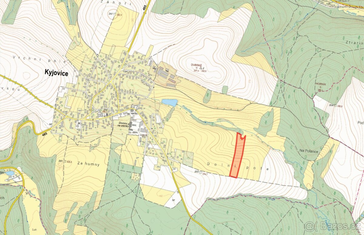 Zemědělská půda, prodej, Kyjovice, Opava