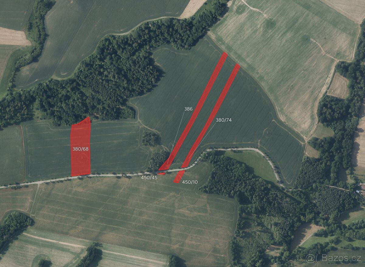 Zemědělská půda, prodej, Petroupim, Benešov