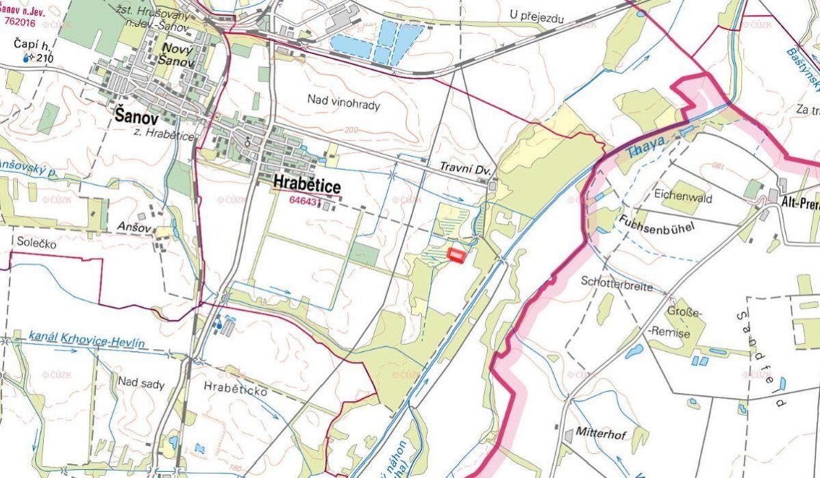 Zemědělská půda, prodej, Hrabětice, Znojmo