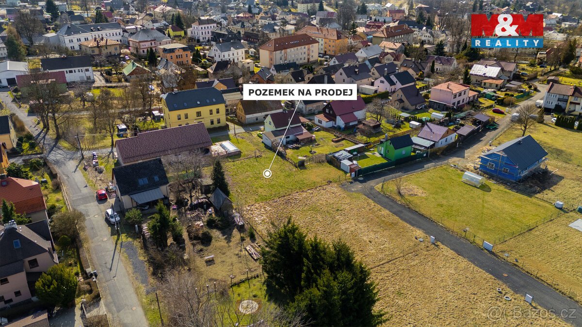 Prodej pozemku k bydlení, 751 m², Kamenický Šenov