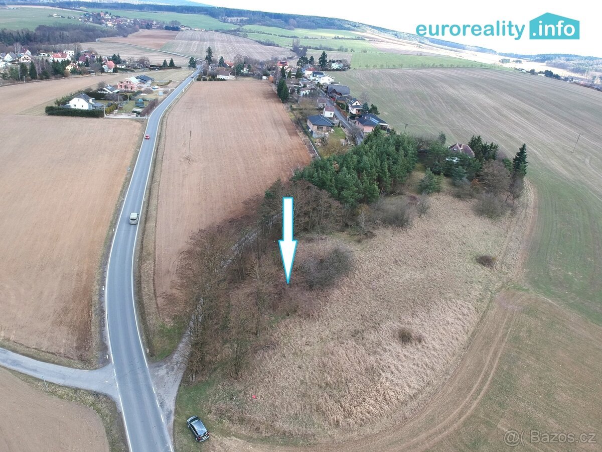 Prodej, stavební pozemek, 898 m2, Bušovice, Rokycansko