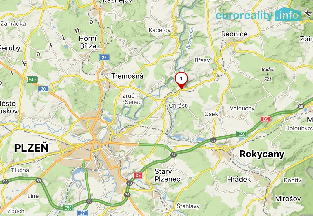 Prodej, stavební pozemek, 898 m2, Bušovice, Rokycansko