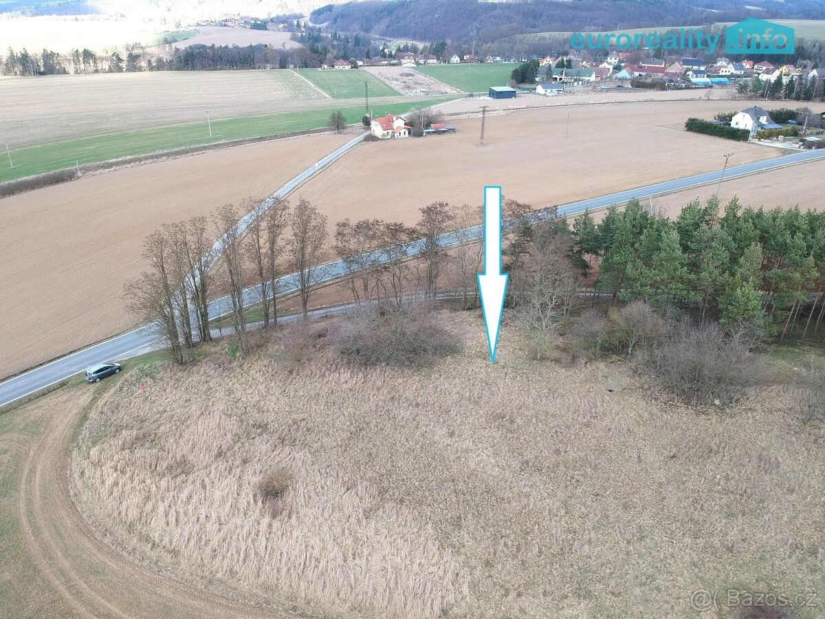 Prodej, stavební pozemek, 898 m2, Bušovice, Rokycansko