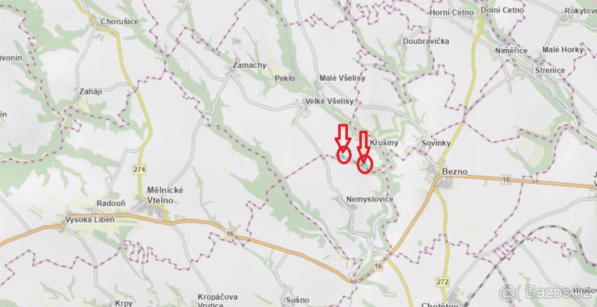 Prodej lesních pozemků k.ú. Velké Všelisy