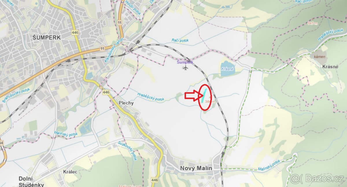 Prodej pozemků k.ú. Nový Malín