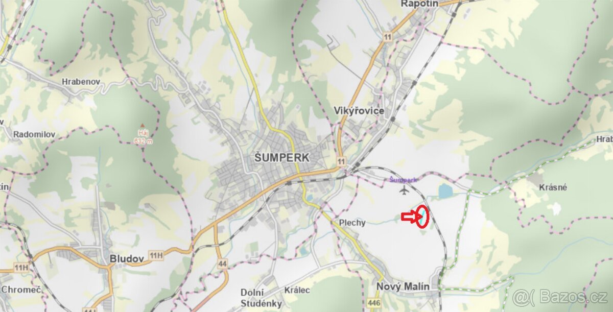 Prodej pozemků k.ú. Nový Malín