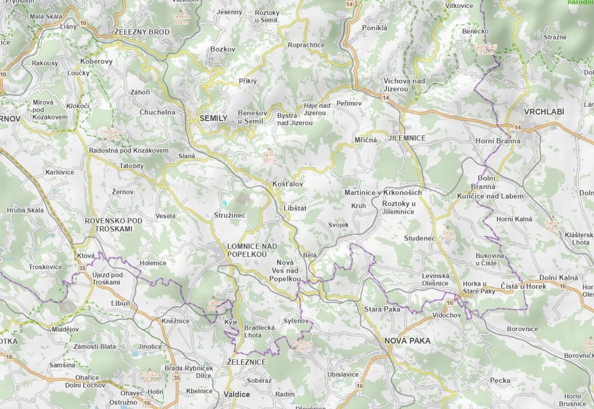 Prodej lesa v k.ú. Stružinec u Lomnice nad Popelkou