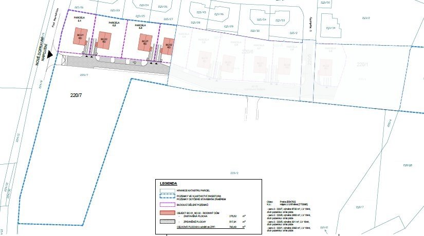 Prodej stavebního pozemku 13 237 m², Praha - Hájek u Uhříněv