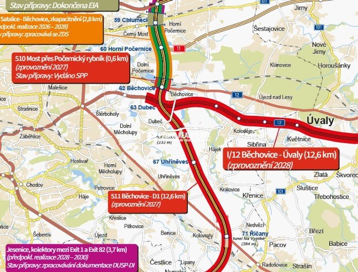 Prodej stavebního pozemku 13 237 m², Praha - Hájek u Uhříněv