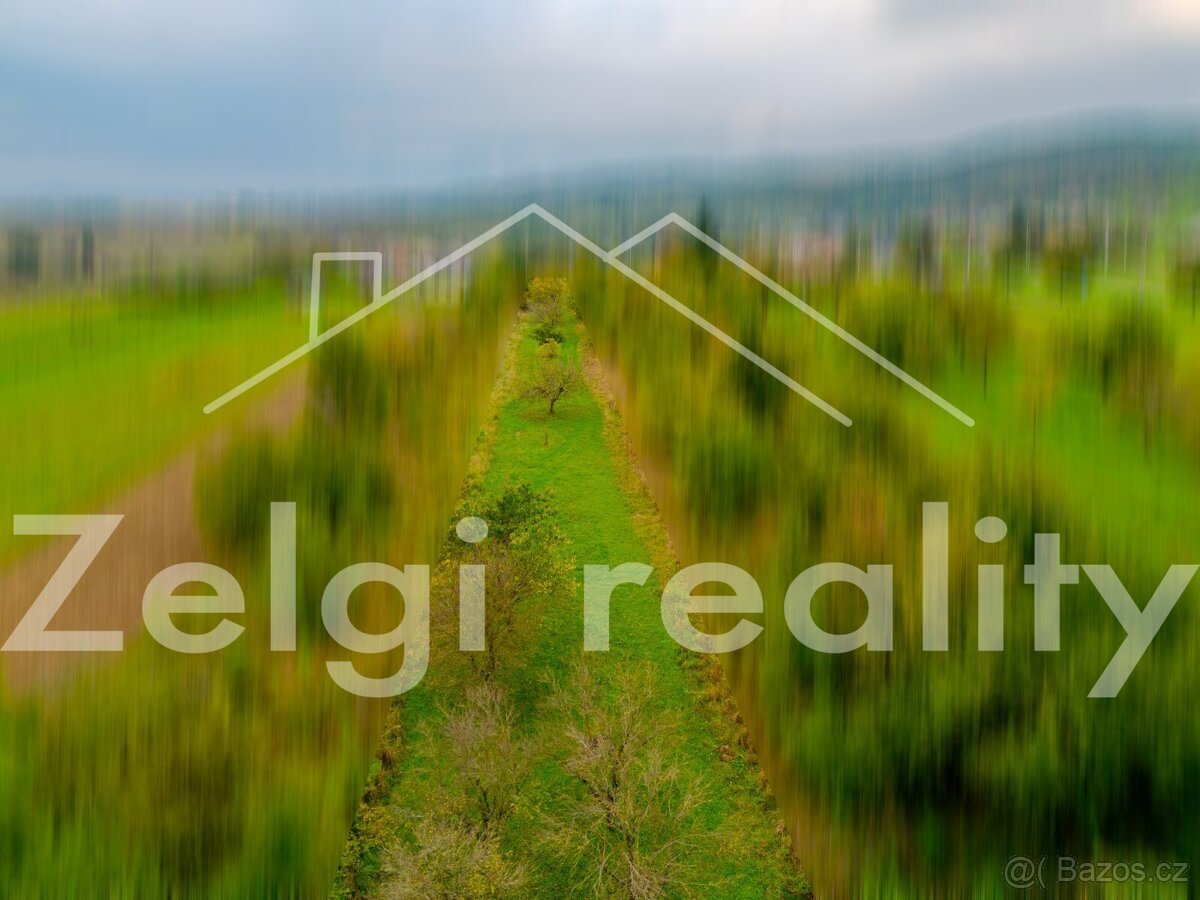 Stavební pozemek se sadem – 5 384 m², Vřesovice u Kyjova