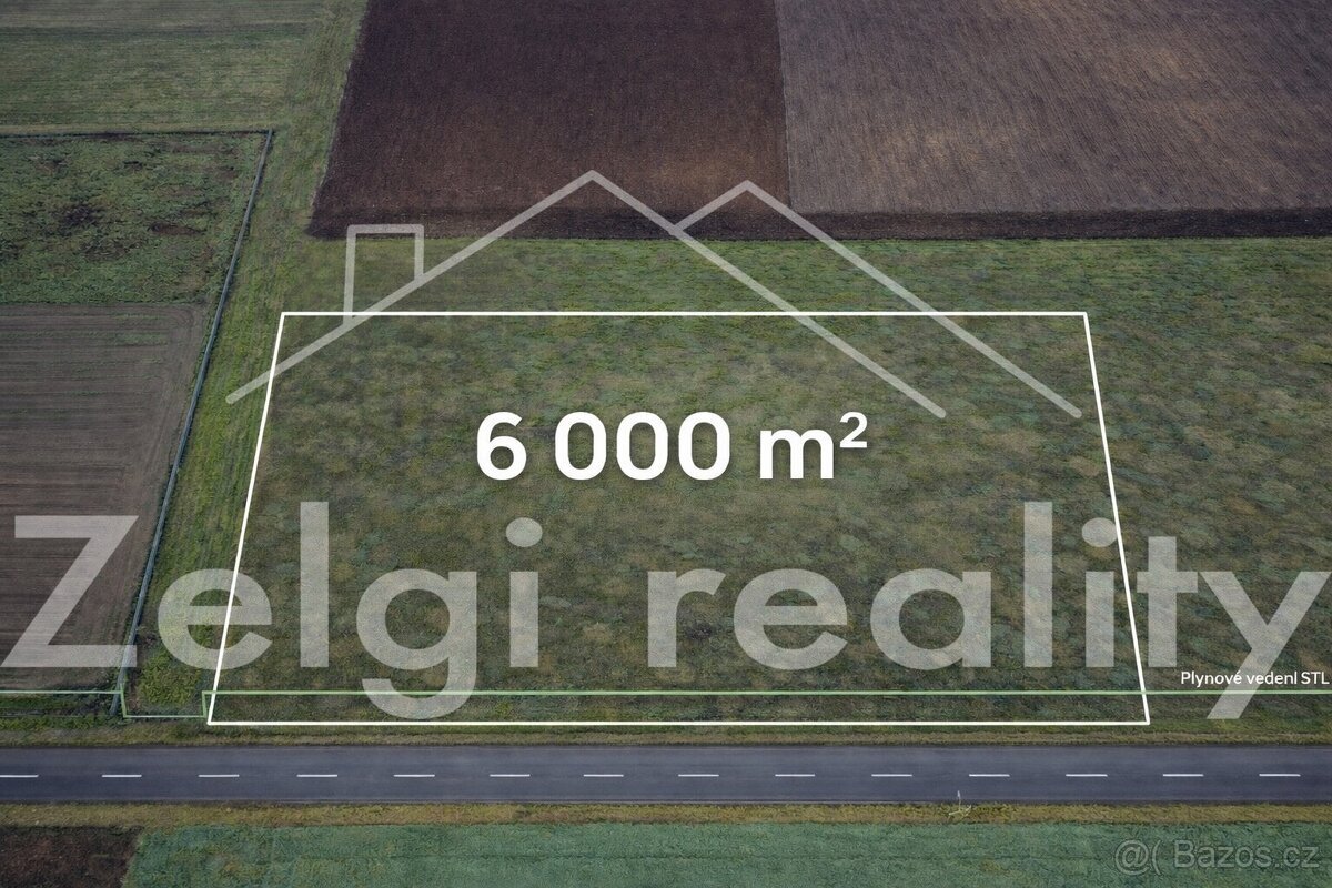 Výstavba haly, skladu či výroby? Ideální pozemek 6 001 m² –