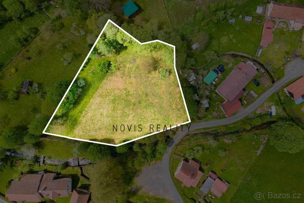 Prodej, pozemek, 3 411m², Nezdice na Šumavě, okres Klatovy, 
