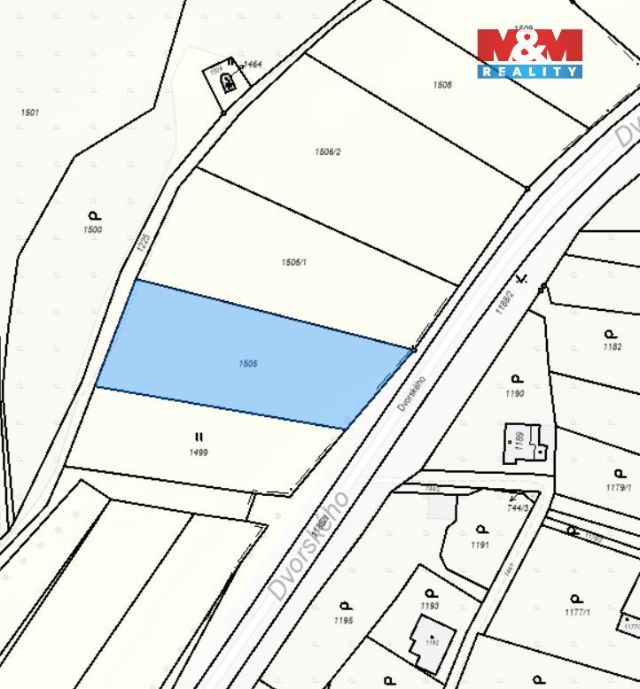 Prodej pozemku, 1419 m², Olomouc-Droždín