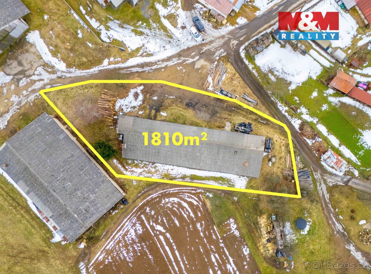 Prodej komerčního pozemku, 1810 m² , Nové Město na Moravě