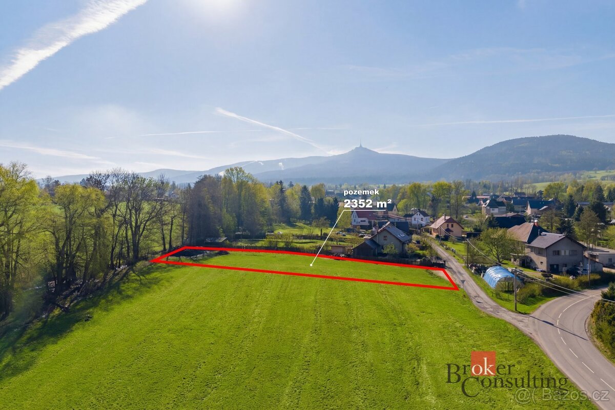 Prodej, pozemky/bydlení, 2352 m2, Liberec XX-Ostašov , Liber