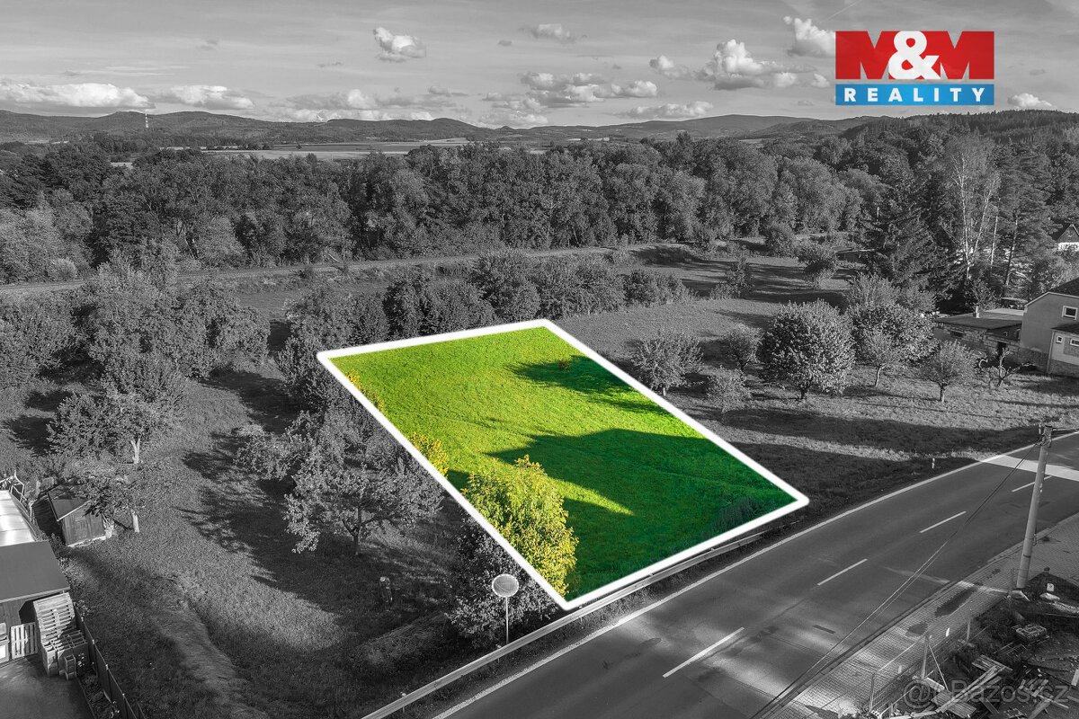Prodej pozemku k bydlení, 1382 m², Náchod, Malé Poříčí