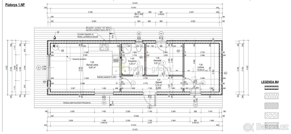 Prodej stavebního pozemku - 478 m2, Veverské Knínice, Brno-v