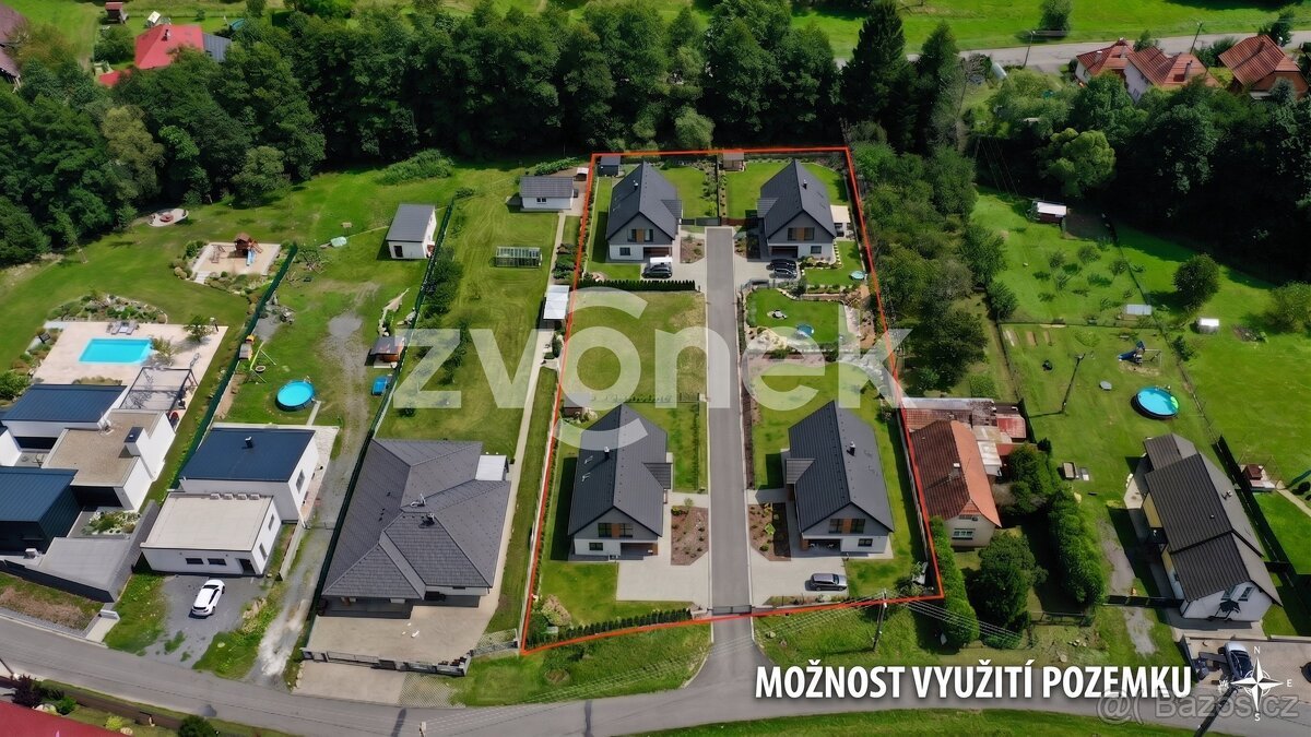 Prodej stavebního pozemku 3688 m², Želechovice nad Dřevnicí