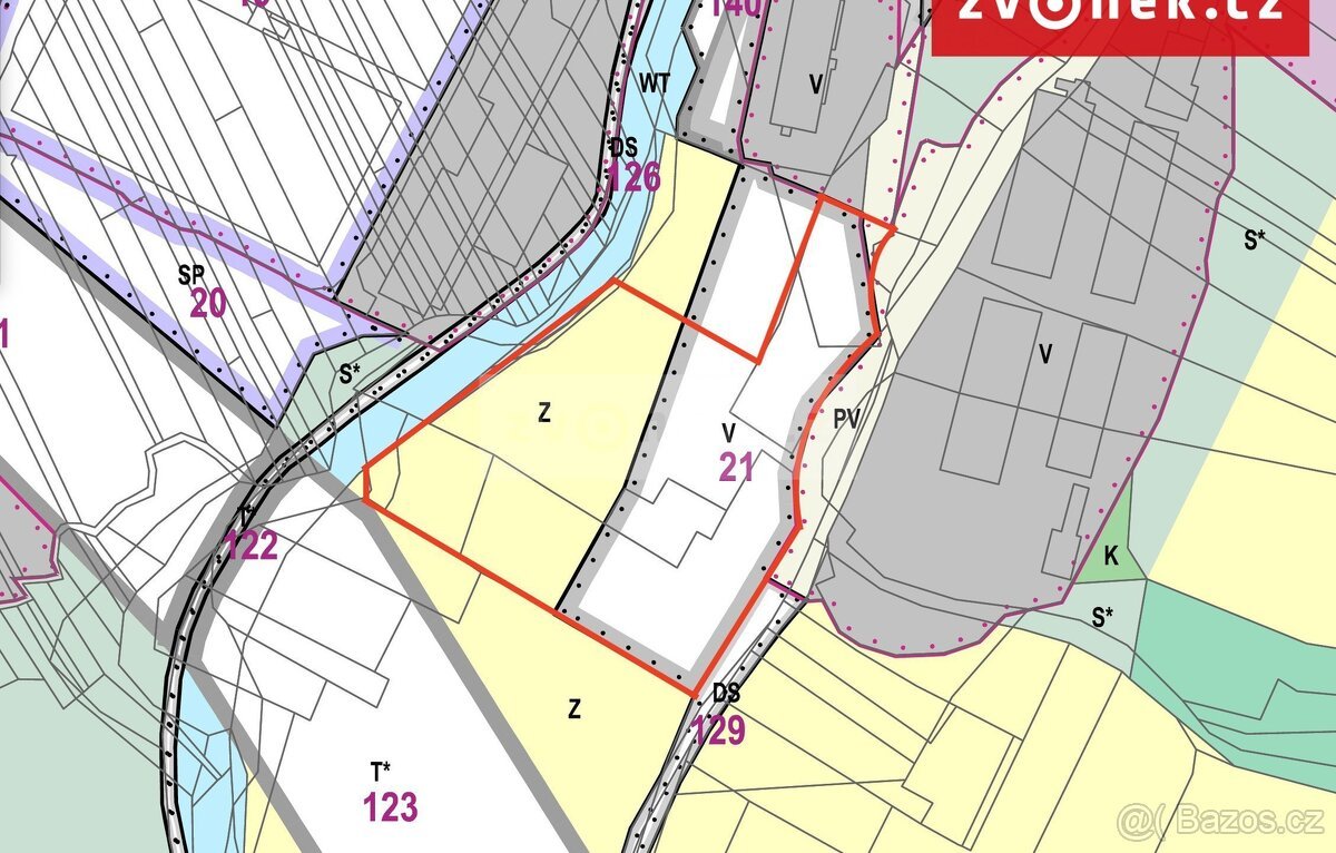 Prodej komerčního pozemku 9 230 m², Slušovice, ev.č. ZL03754