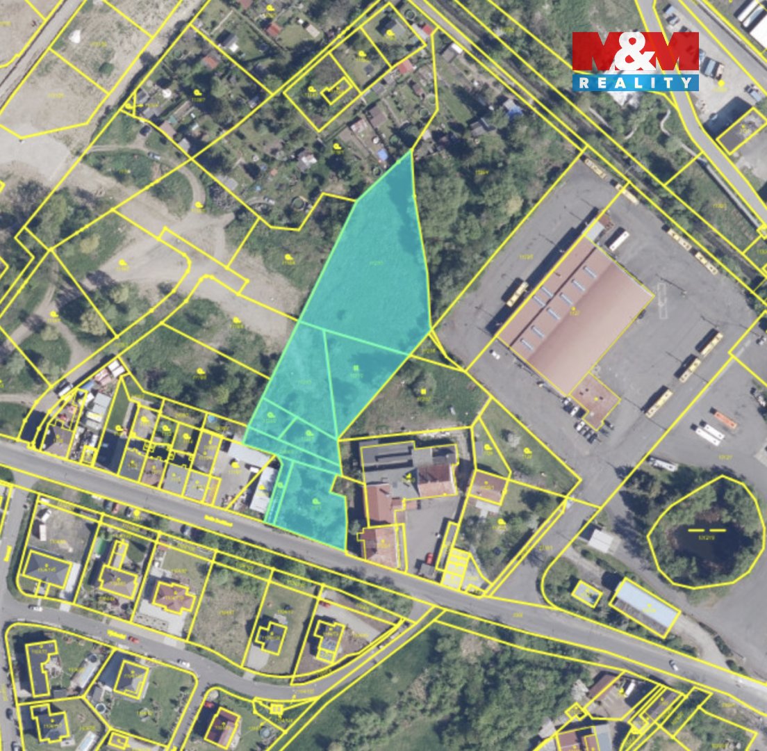 Prodej pozemku k bydlení, 5925 m², Teplice