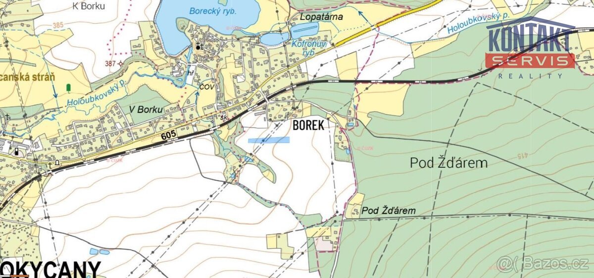 Prodej podílu 1/2 zemědělských pozemků na Rokycansku