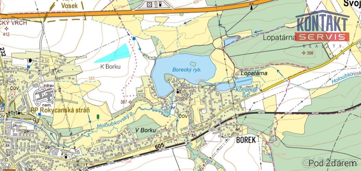 Prodej podílu 1/2 zemědělských pozemků na Rokycansku