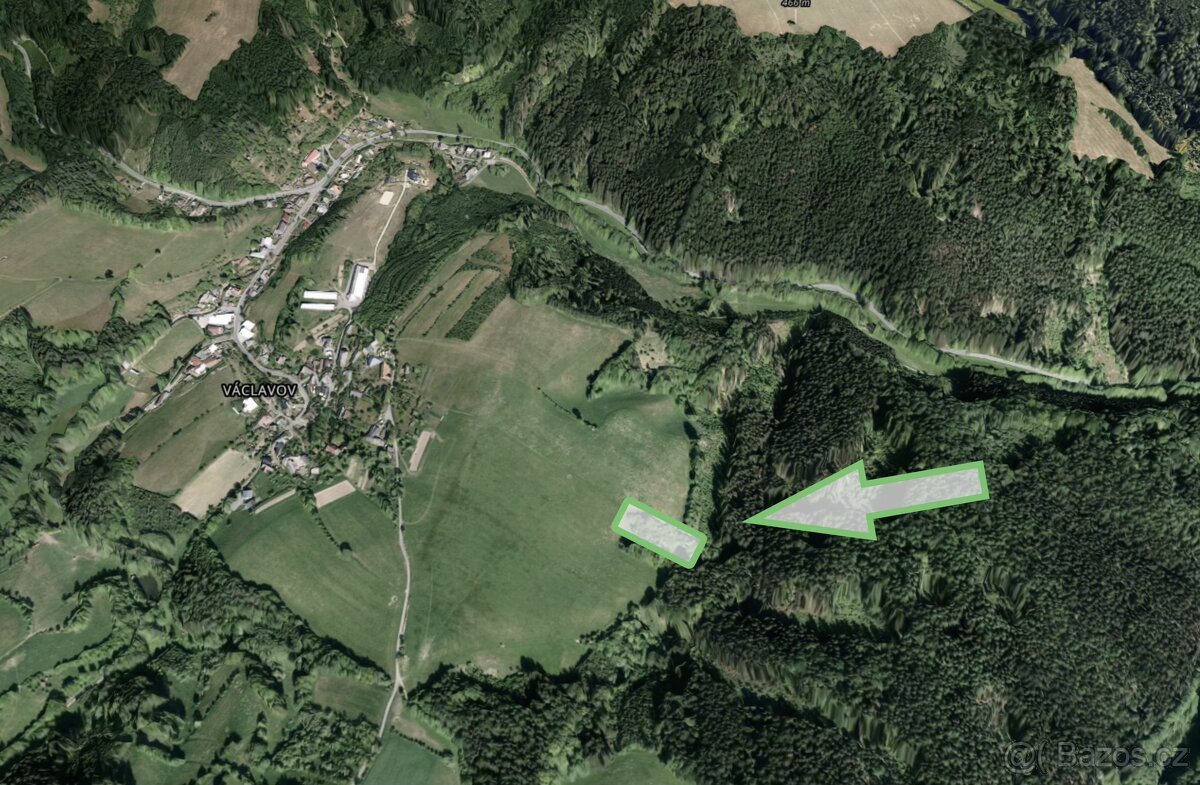 Prodej, pozemek, 9 474 m,  77, Zábřeh - Václavov, Česko