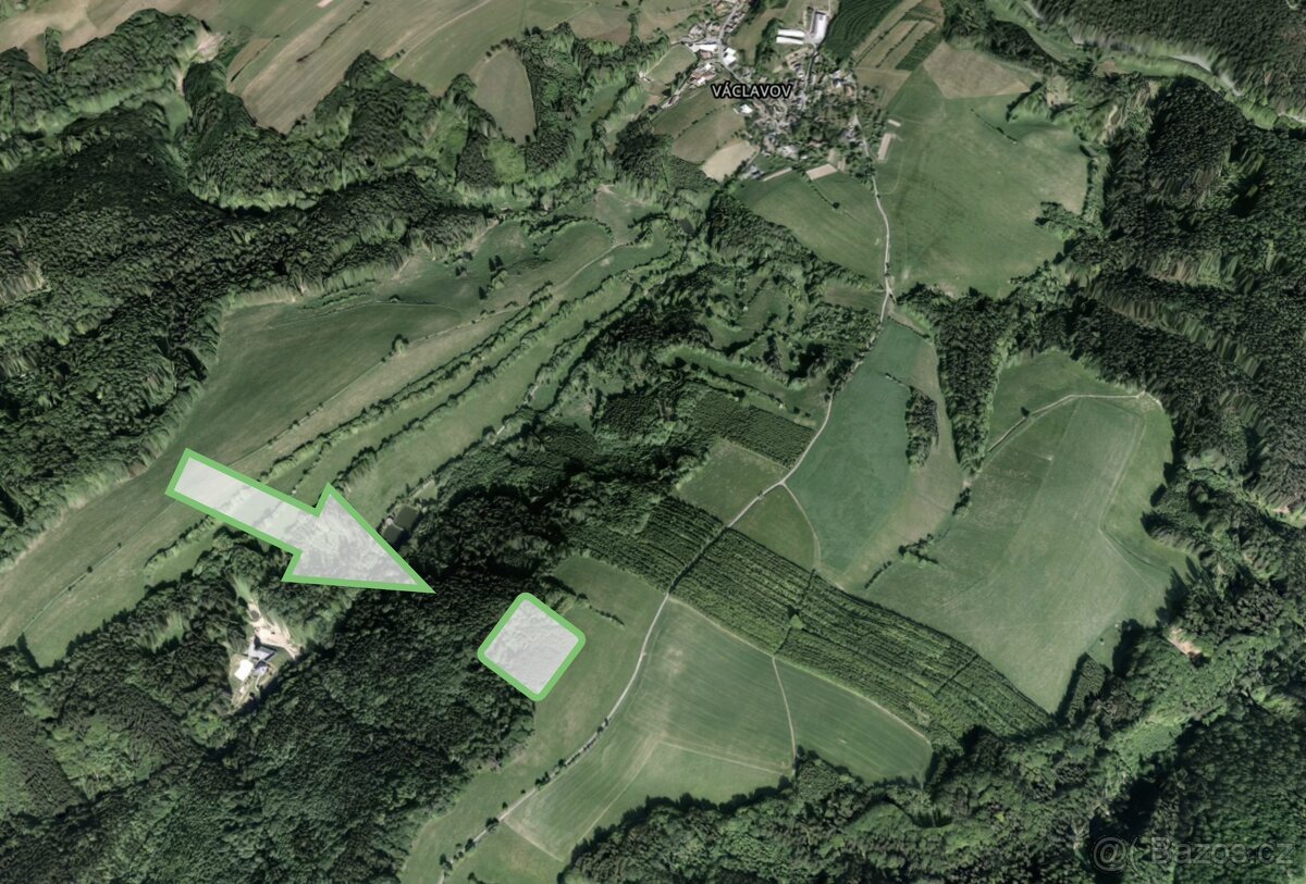 Prodej, pozemek, 15 172 m,  77, Zábřeh - Václavov, Česko