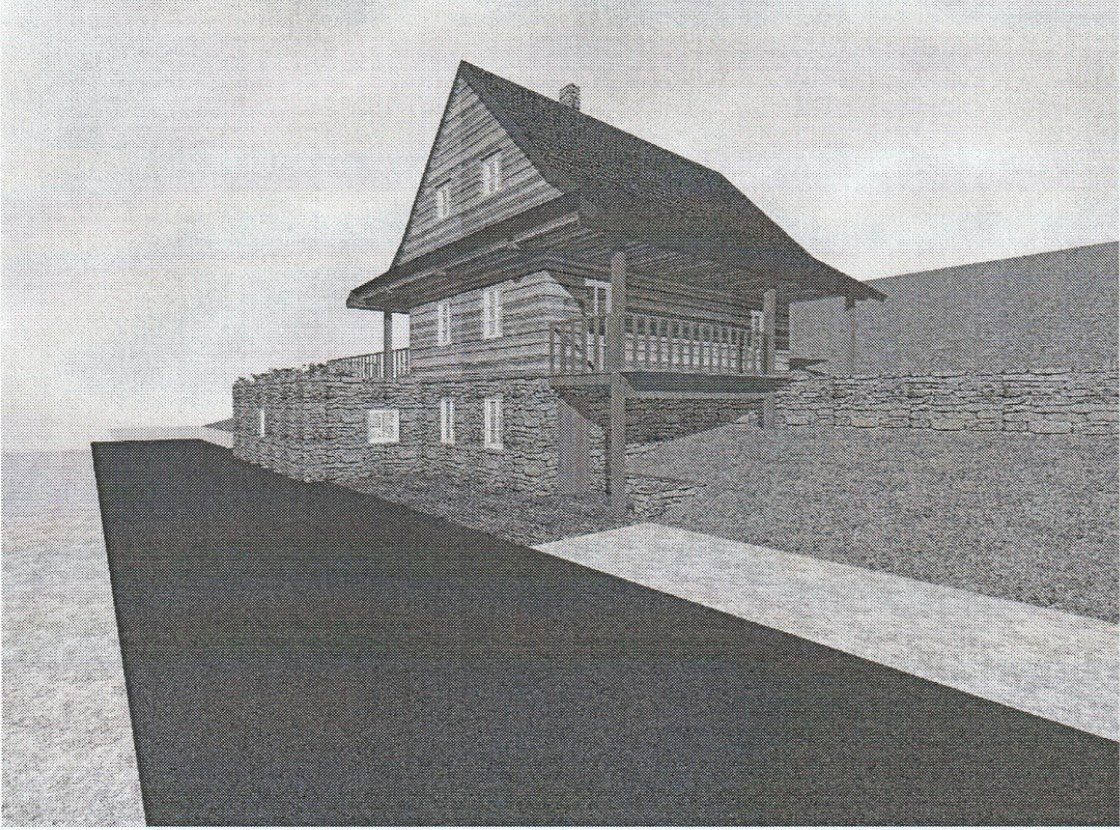 Prodej pozemku 1.421 m², vybudované 1. podlaží chaty, garáž,