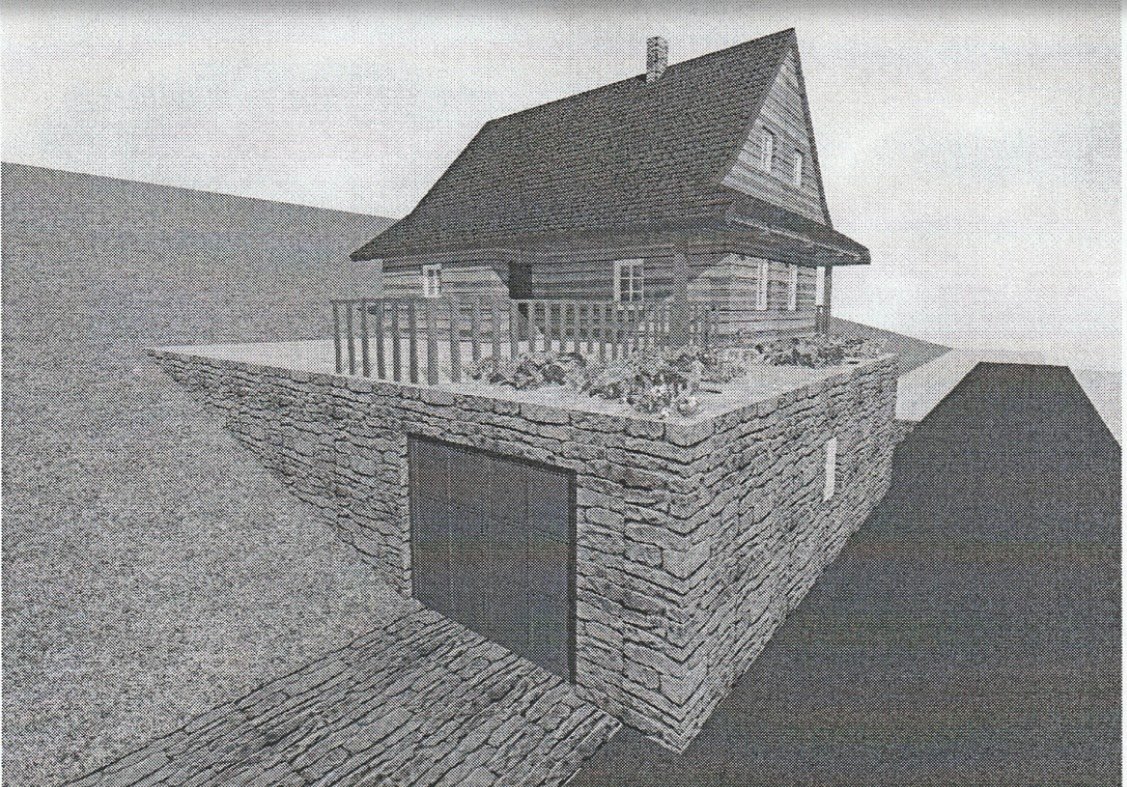Prodej pozemku 1.421 m², vybudované 1. podlaží chaty, garáž,