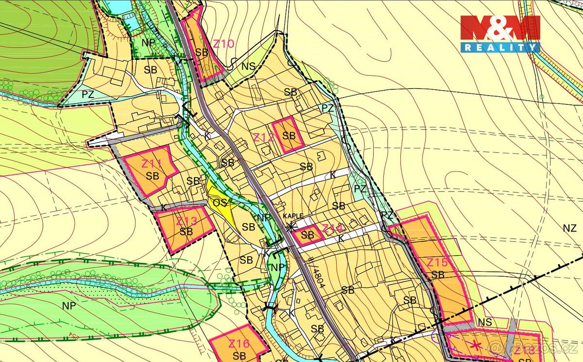 Prodej pozemku k bydlení, 1077 m², Jistebník