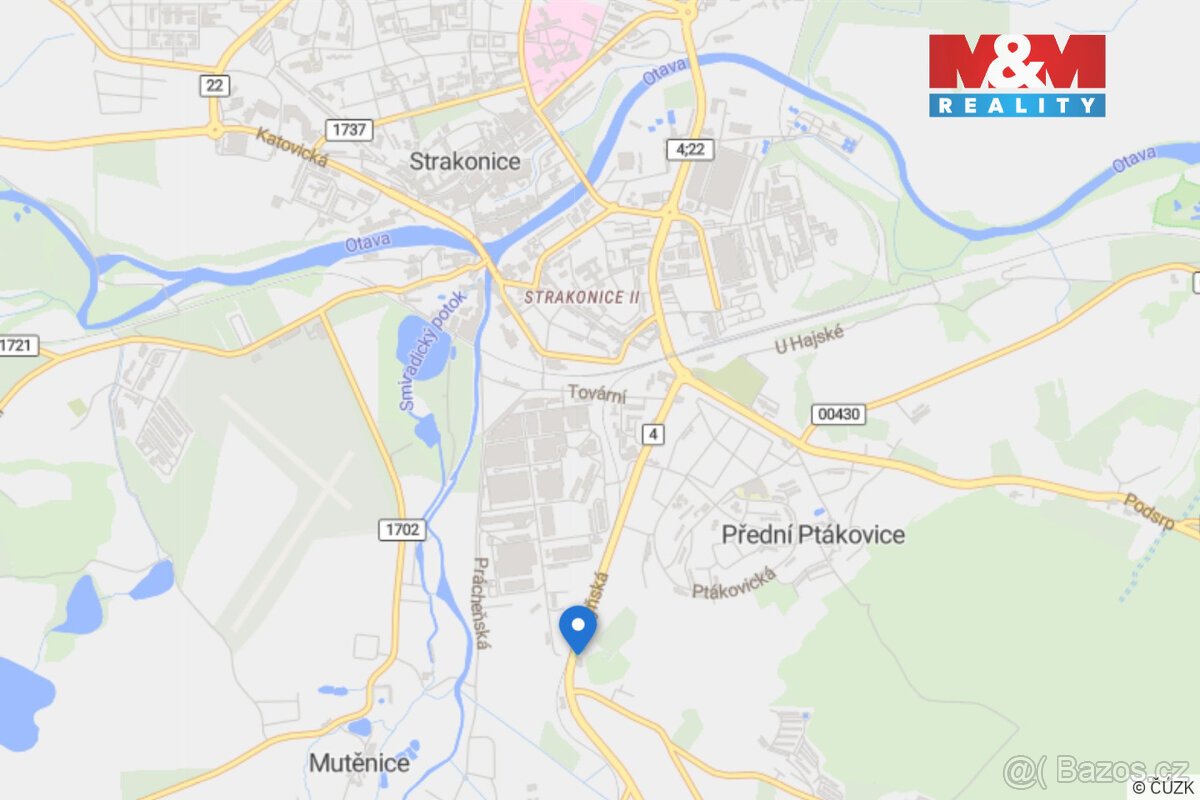 Prodej komerčního pozemku, 794 m², Strakonice, ul. Volyňská