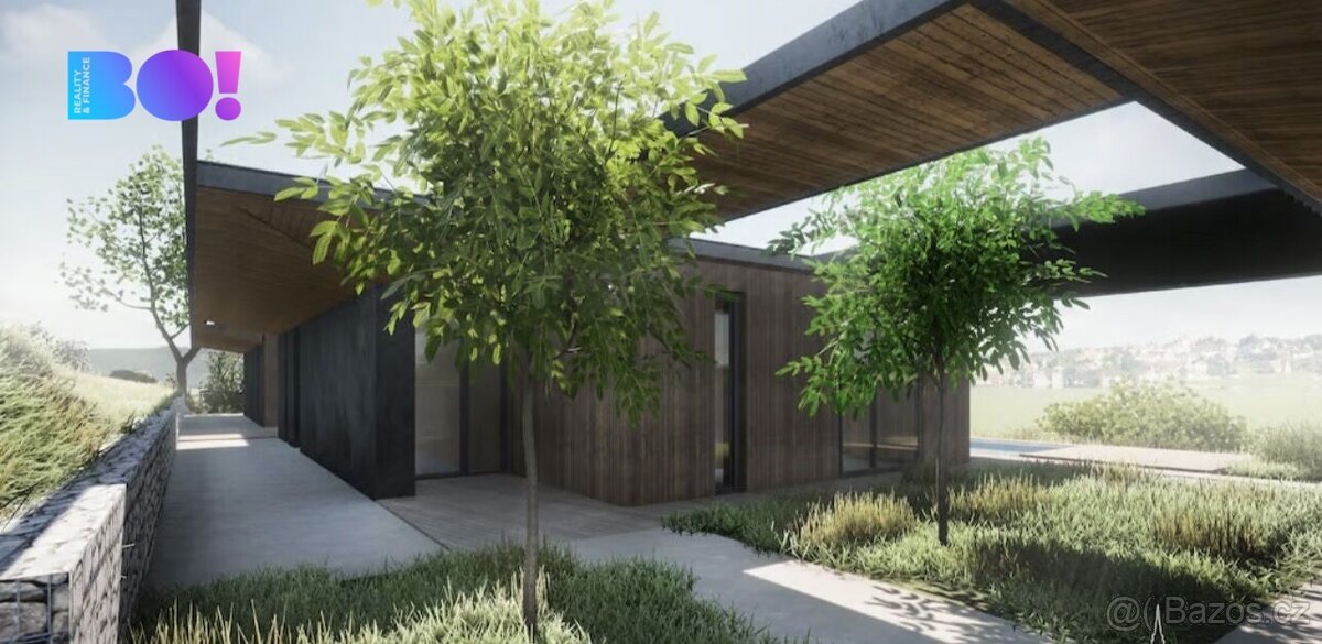 Unikátní stavební pozemek 9446 m² s projektem rodinného sídl