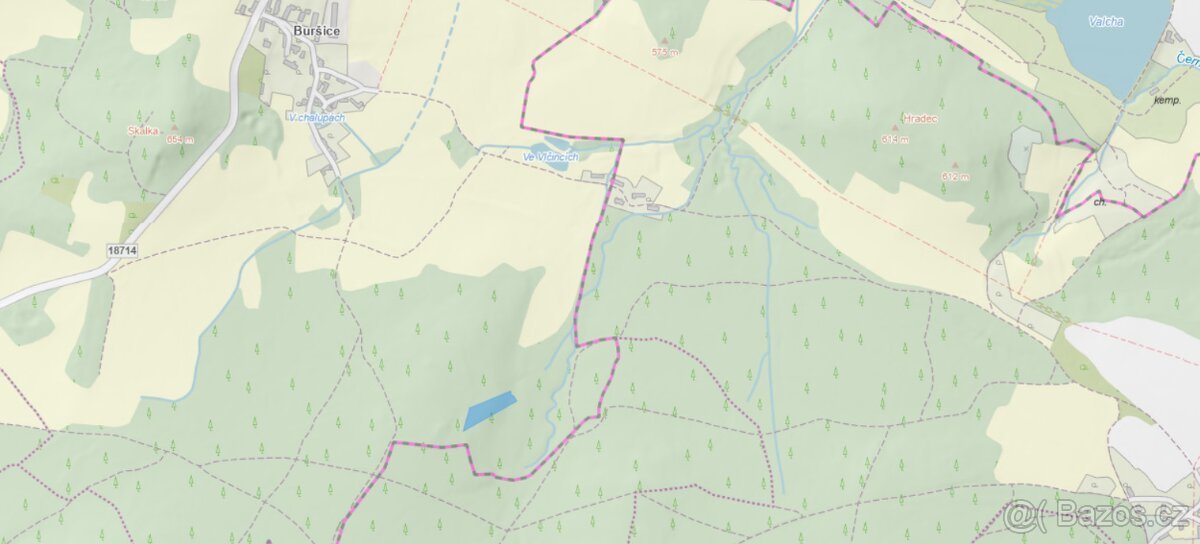 Lesní pozemek Buršice (Kolinec)