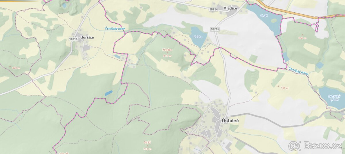 Lesní pozemek Buršice (Kolinec)