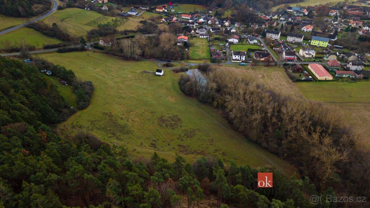 Prodej, pozemky/bydlení, 7000 m2, Babina , Plasy, Plzeň-seve
