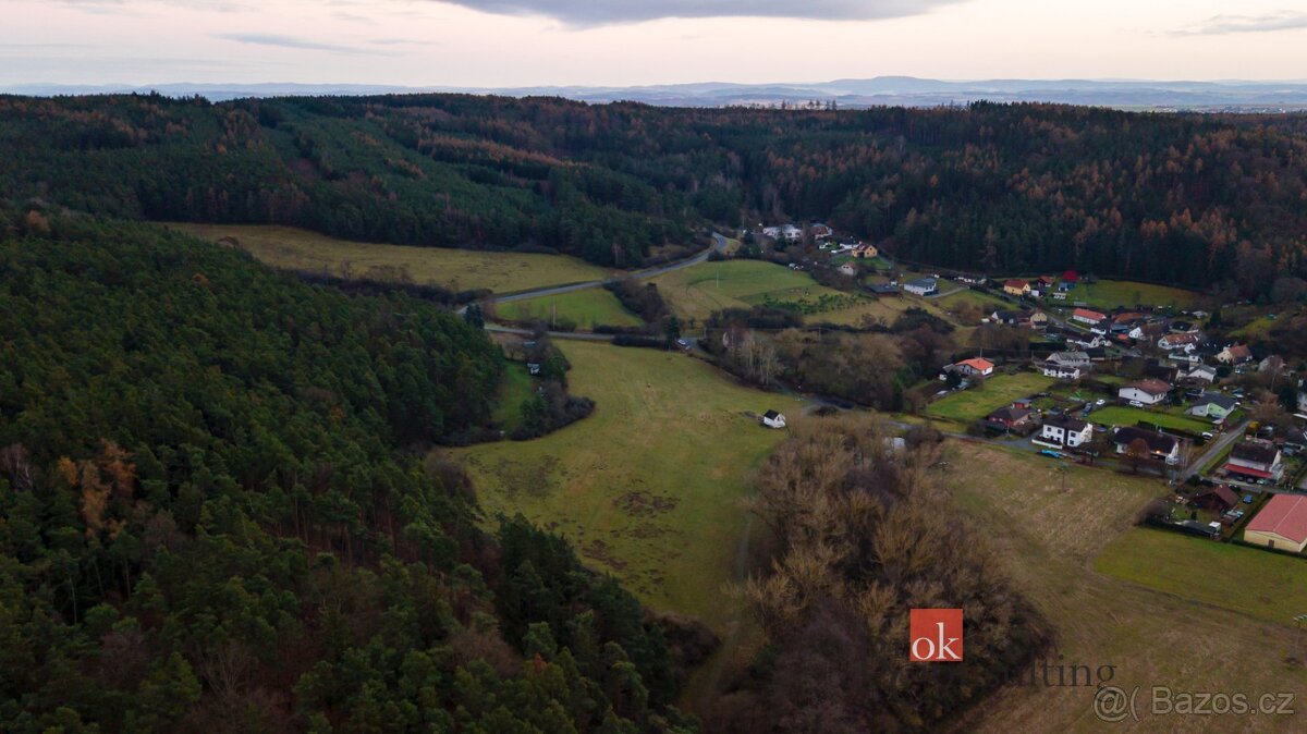 Prodej, pozemky/bydlení, 7000 m2, Babina , Plasy, Plzeň-seve