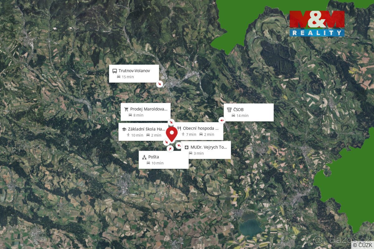 Prodej pozemku k bydlení, 699 m², Hajnice