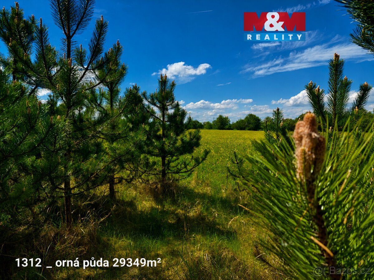 Prodej pozemků 151762 m², Pňov-Předhradí