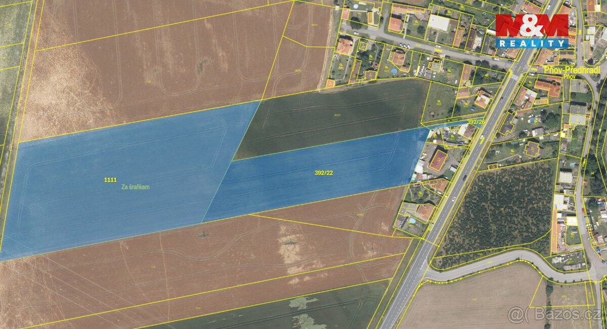 Prodej pozemků 151762 m², Pňov-Předhradí